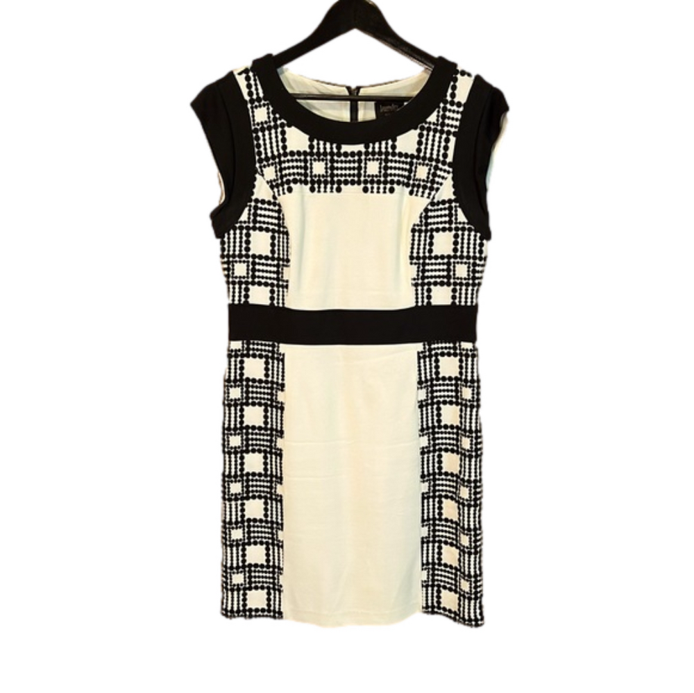 Lovely Laundry Dress with Black Detail